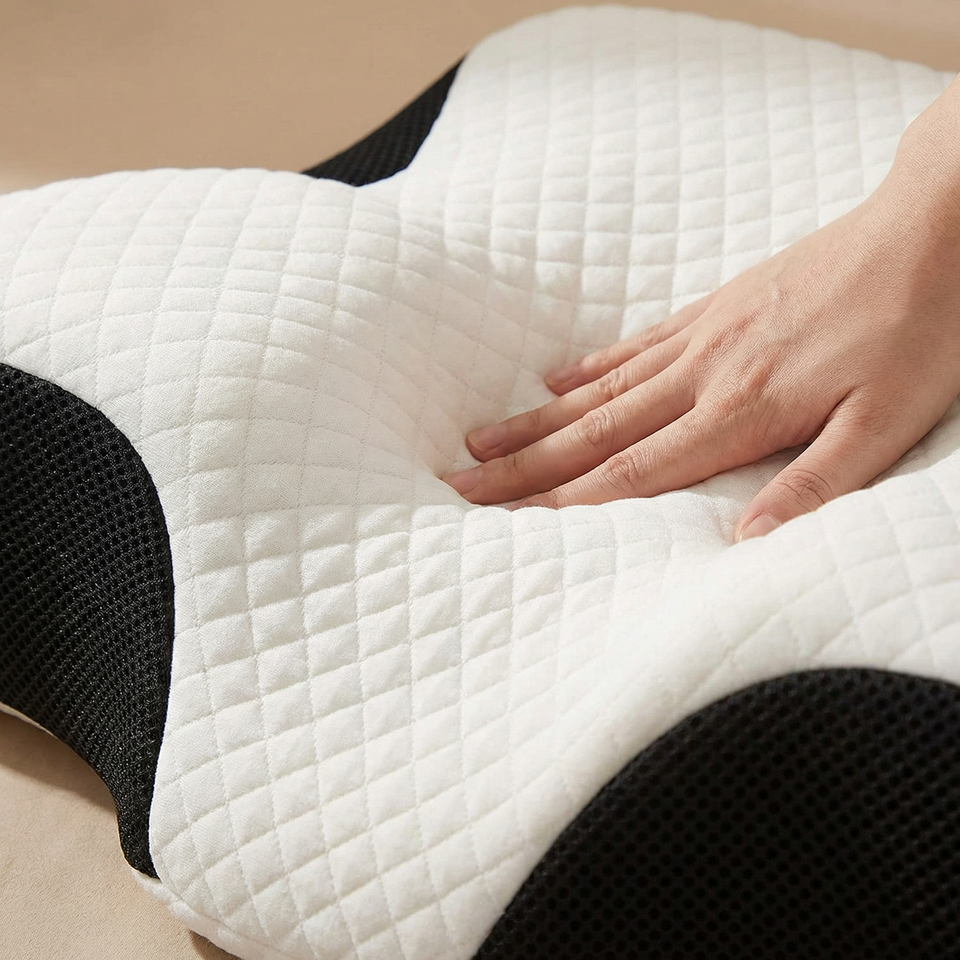 OrthoPillow | Premium Kopfkissen gegen Nacken- und Schulterschmerzen